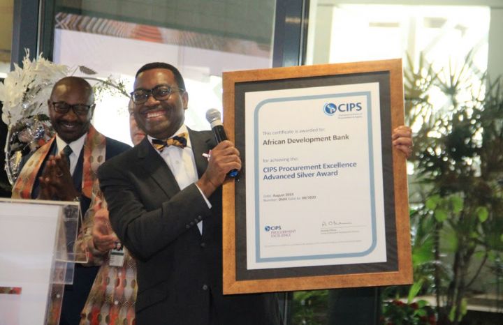 La BAD reçoit un prix international d’excellence en matière de passation de marché